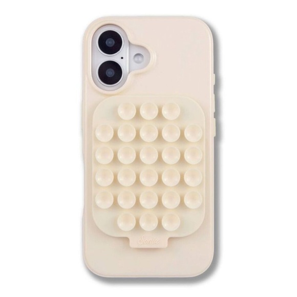 Sonix Suction Phone Case for iPhone 16 Pro in Ivory - Picture 1 of 6